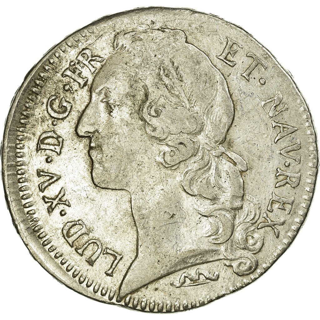 Munten, Frankrijk, Louis XV, Écu au bandeau, Ecu, 1768, Montpellier, FR+