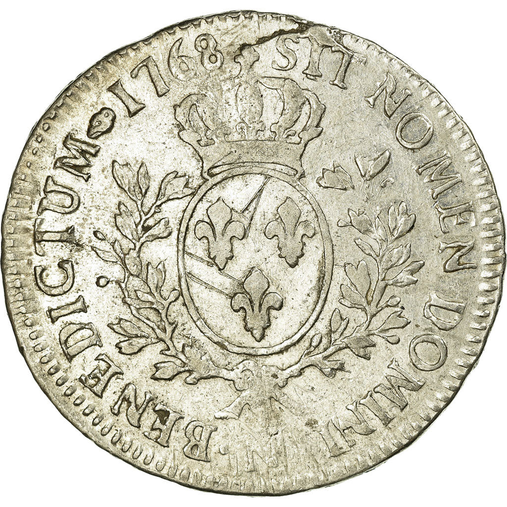 Munten, Frankrijk, Louis XV, Écu au bandeau, Ecu, 1768, Montpellier, FR+
