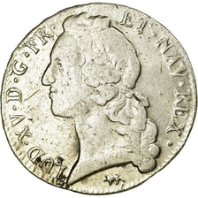 Coin, France, Louis XV, Écu au bandeau, Ecu, 1763, Rouen, VF(30-35), Silver