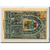 Banknote, Germany, Neustadt a.d Orla Stadt, 75 Pfennig, château, 1921
