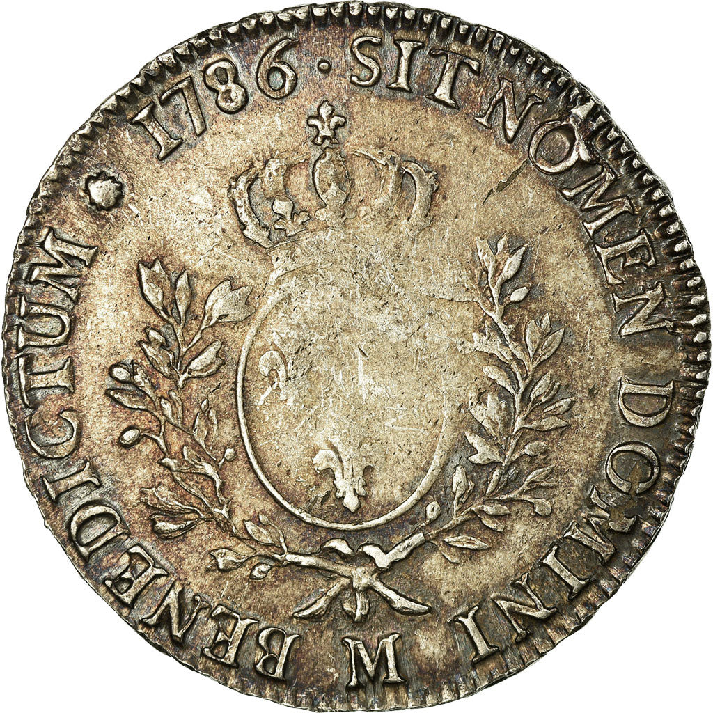 Munten, Frankrijk, Louis XVI, Écu aux branches d'olivier, Ecu, 1786, Toulouse