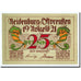 Banknote, Germany, Neindenburg, 25 Pfennig, château, 1921, Undated, UNC(63)