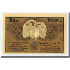 Banknote, Germany, Schwanebeck, 10 Pfennig, Ecusson, 1921, 1921-04-01, UNC(63)