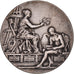 Francia, medalla, Enseignement, Arts & Culture, 1902, Rivet, MBC+, Bronce