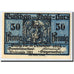 Banknote, Germany, Thale a.Harz Stadt, 50 Pfennig, Monument, 1922, 1922-12-31