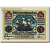 Geldschein, Deutschland, Stettin Stadt, 75 Pfennig, bateau, 1921, 1921-07-01