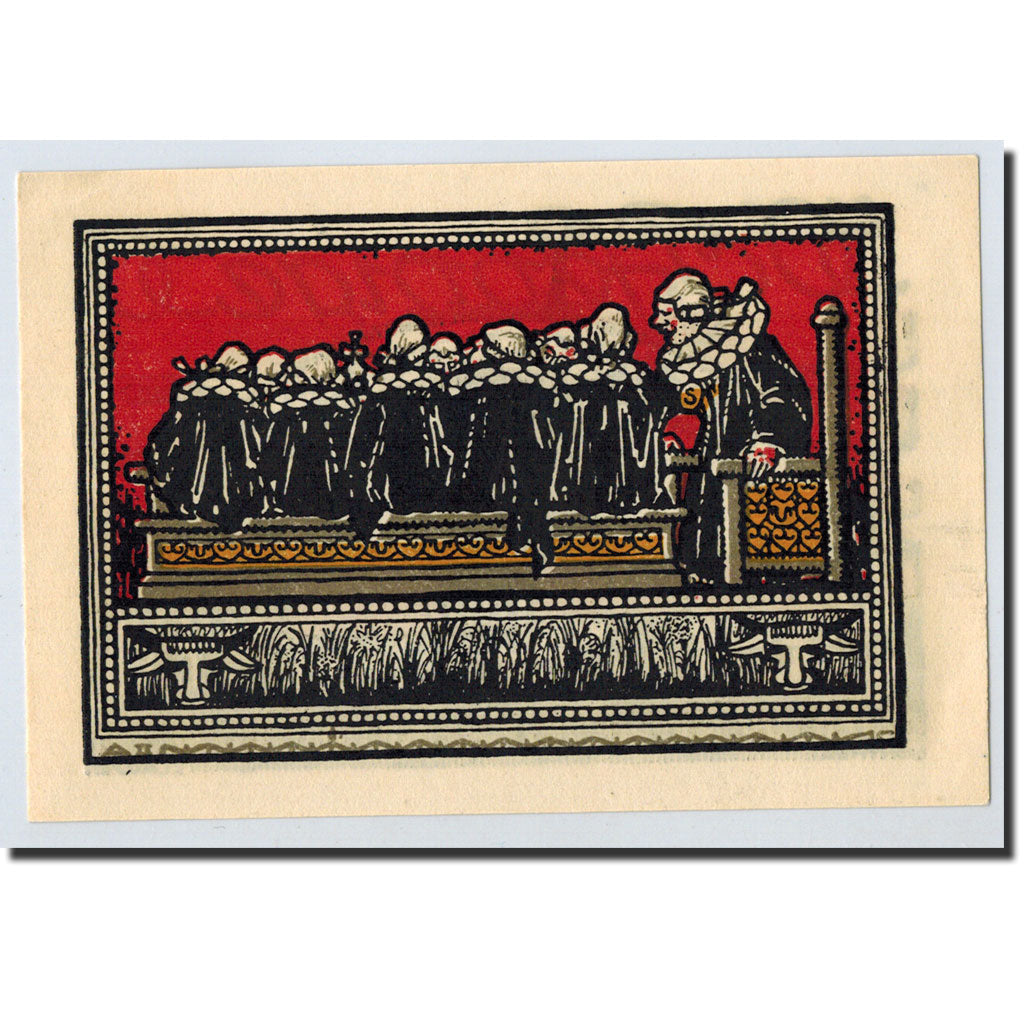 Banknote, Germany, Schoppenstedt, 50 Pfennig, personnage, O.D, Undated, UNC(63)