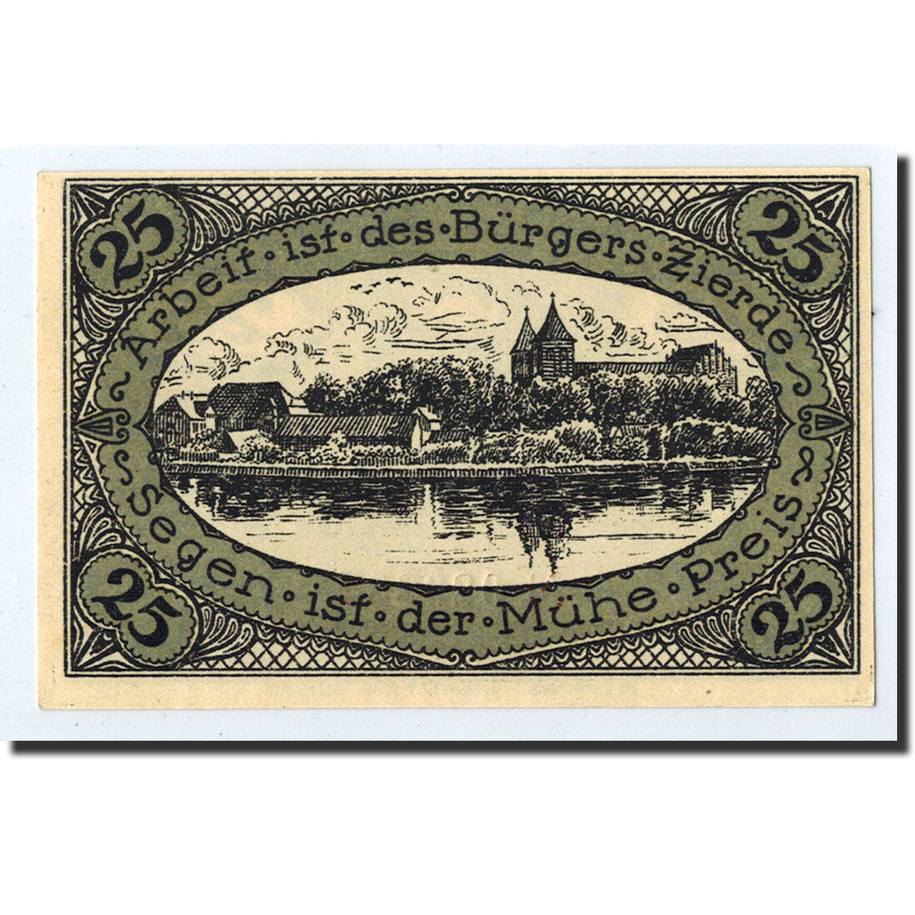 Banknote, Germany, Neidenburg, 25 Pfennig, paysage, 1920, 1920-09-22, UNC(63)