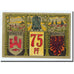 Banknote, Germany, Wernigerode, 75 Pfennig, carte, 1921, 1921-03-01, UNC(63)