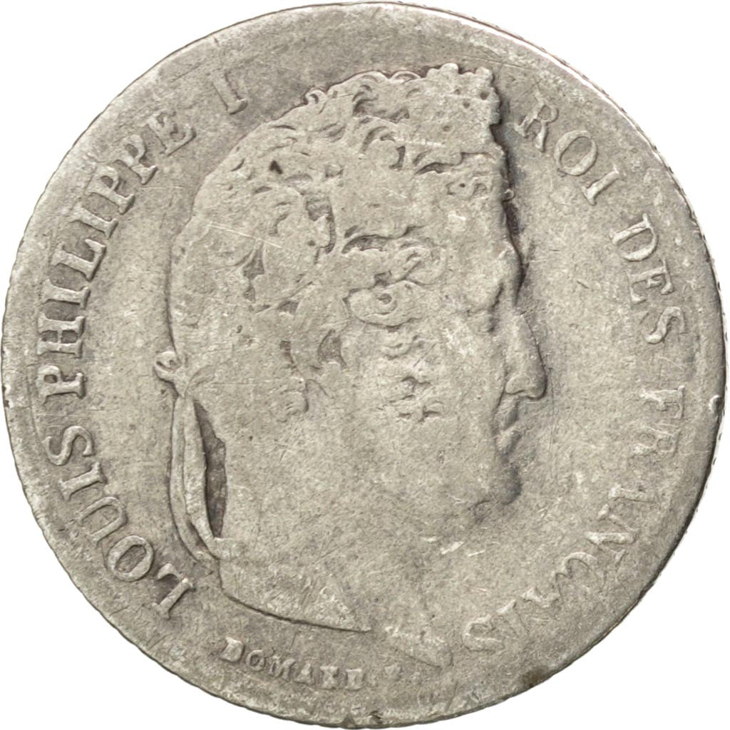 Monnaie, France, Louis-Philippe, 1/4 Franc, 1831, Lyon, B+, Argent, KM:740.4