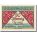 Banconote, Germania, Rehmen, 50 Pfennig, lac, 1921, 1921-08-01, SPL, Mehl:1108