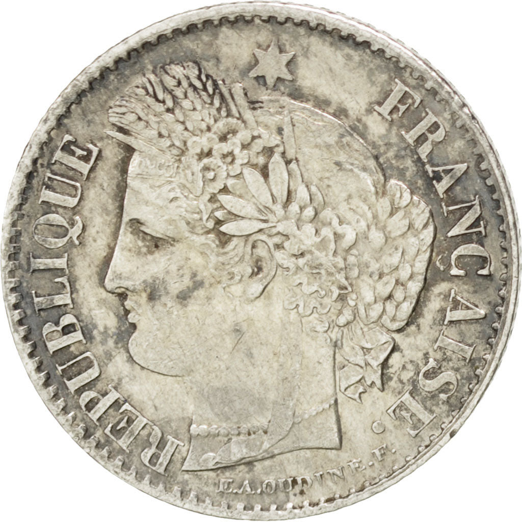 Coin, France, Cérès, 20 Centimes, 1850, Paris, EF(40-45), Silver, KM:758.1