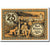 Banconote, Germania, Reinerz, 25 Pfennig, personnage, 1921, 1921-07-01, SPL