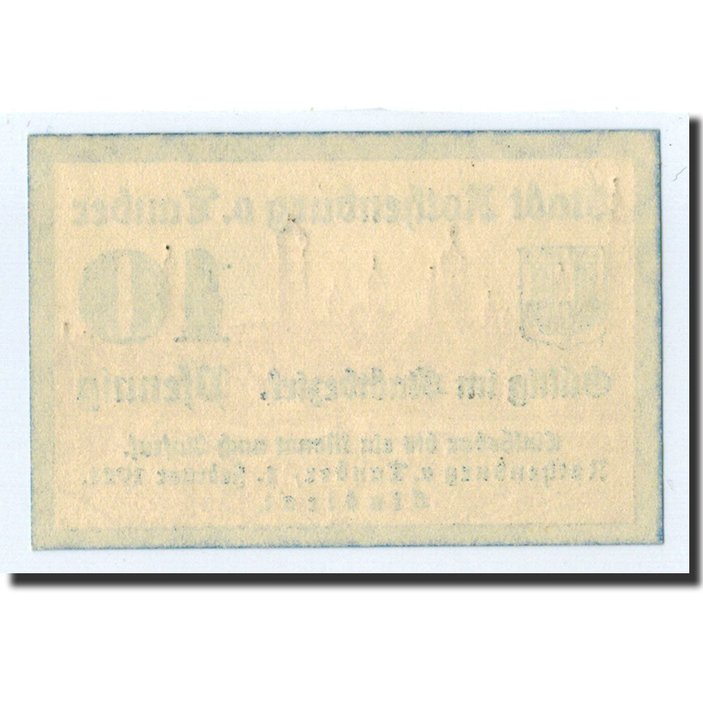 Banknote, Germany, Rothenburg o.T. Stadt, 10 Pfennig, paysage, 1921, 1921-02-01