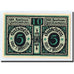 Banknote, Germany, Quedlinburg Stadt, 10 Pfennig, personnage, O.D, Undated