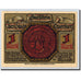 Billet, Allemagne, Querfurt, 1 Mark, paysage, 1921, 1921-08-24, SPL, Mehl:1090.1
