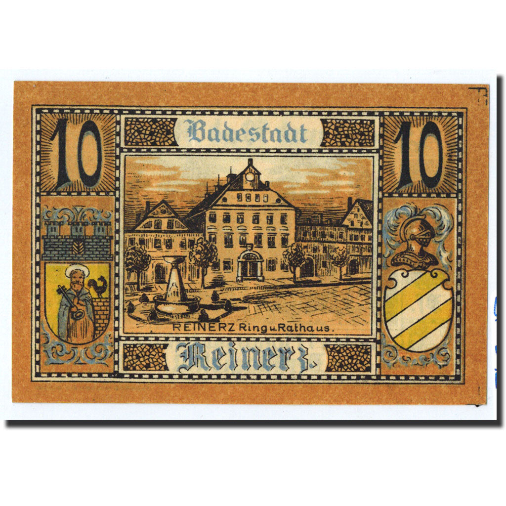 Banknote, Germany, Reinerz, 10 Pfennig, place, 1921, 1921-06-01, UNC(63)