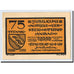 Banknote, Germany, Ansbach, 75 Pfennig, personnage, 1921, 1921-08-12, UNC(63)