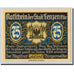 Banknote, Germany, Lenzen a.d. Elbe, 75 Pfennig, château, 1922, Undated