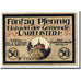 Banknote, Germany, Lauenstein, 50 Pfennig, château, 1921, Undated, UNC(63)
