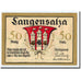 Banknote, Germany, Langensalza Stadt, 50 Pfennig, personnage, 1921, 1921-12-31
