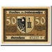 Banknote, Germany, Lunden, 50 Pfennig, Ecusson, 1921, 1921-05-19, UNC(63)