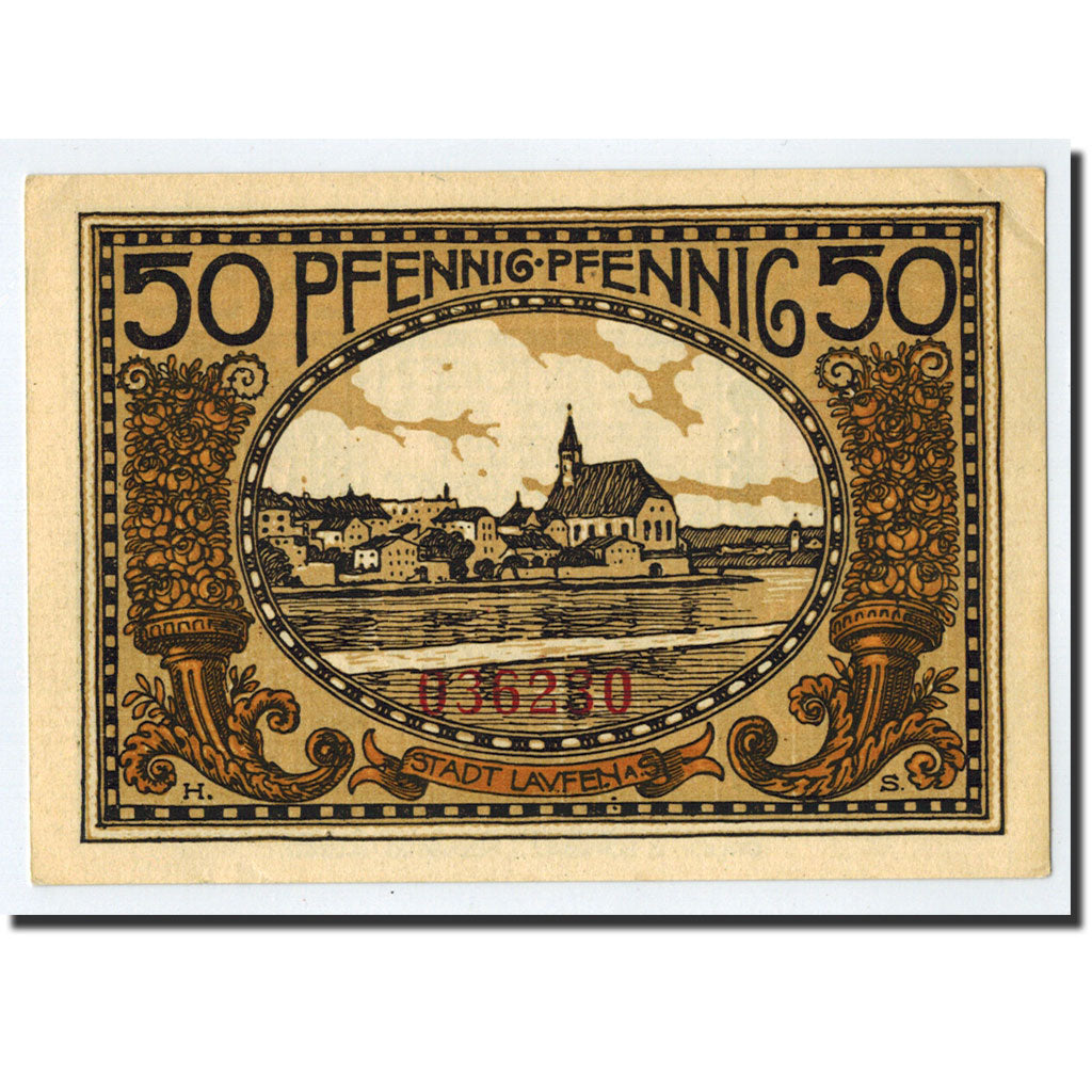 Banknote, Germany, Laufen, 50 Pfennig, paysage, 1920, 1920-10-20, UNC(63)