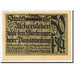 Banknote, Germany, Aschersleben, 50 Pfennig, personnage, 1921, 1921-12-01