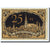 Biljet, Duitsland, Aschersleben, 25 Pfennig, Eglise, 1920, 1920-03-05, SPL