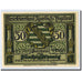 Banknote, Germany, Auerbach, 50 Pfennig, personnage, 1921, 1921-07-01, UNC(63)