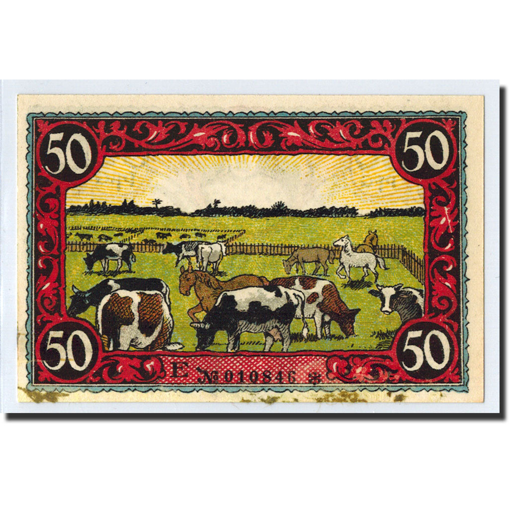 Banknote, Germany, Friesack Stadt, 50 Pfennig, Animaux, 1921, UNC(63)
