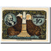Banconote, Germania, Fallersleben, 10 Pfennig, Monument, 1920, 1920-10-01, SPL