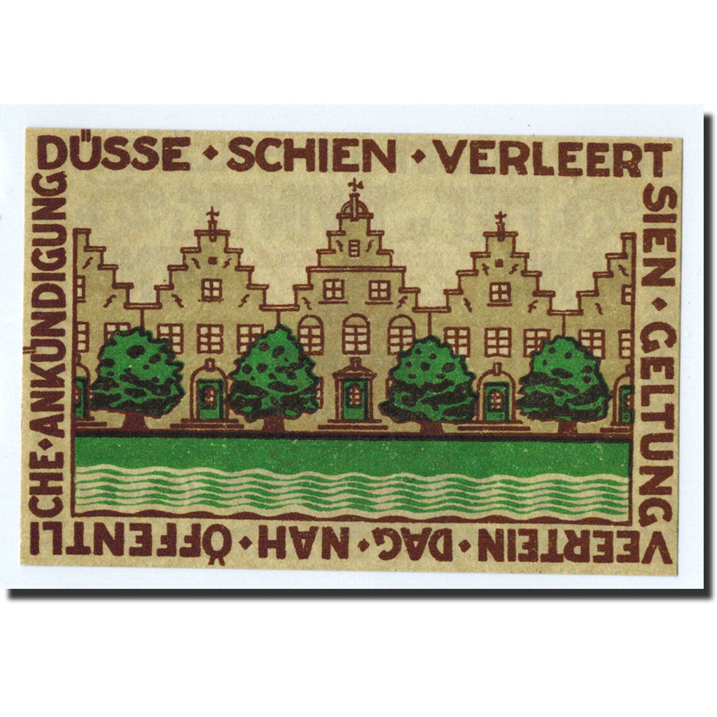 Banconote, Germania, Friedrichstadt Stadt, 25 Pfennig, Maison, 1921, 1921-08-27