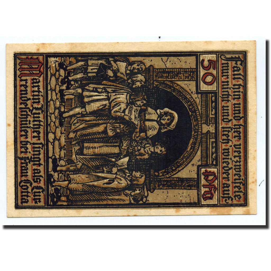 Banknote, Germany, Eisenach Stadt, 50 Pfennig, personnage, 1921, UNC(63)