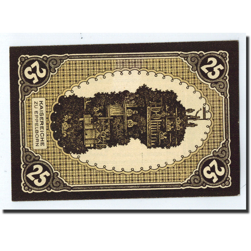Banknote, Germany, Eppelborn - Dimingen, 25 Pfennig, personnage, 1921