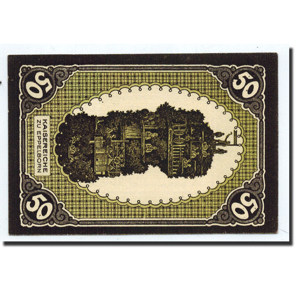 Banknote, Germany, Eppelborn - Dimingen, 50 Pfennig, personnage, 1921