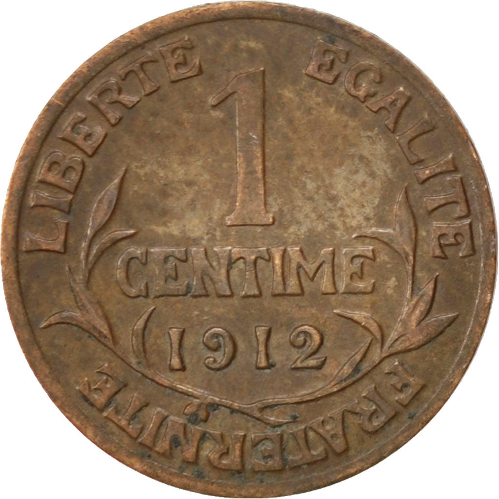 Coin, France, Dupuis, Centime, 1912, Paris, AU(50-53), Bronze, KM:840