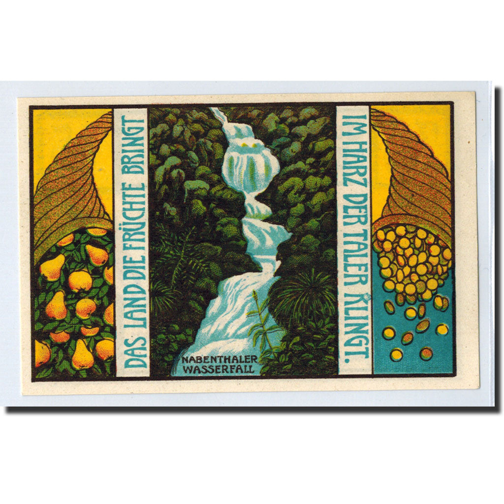 Banknote, Germany, Altenau a/ Harz, 75 Pfennig, cascade, 1921, 1921-05-01