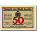 Banknote, Germany, Apolda, 50 Pfennig, cloche, 1921, 1921-08-01, UNC(63)