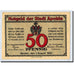Banknote, Germany, Apolda, 50 Pfennig, pont, 1921, 1921-08-01, UNC(63)