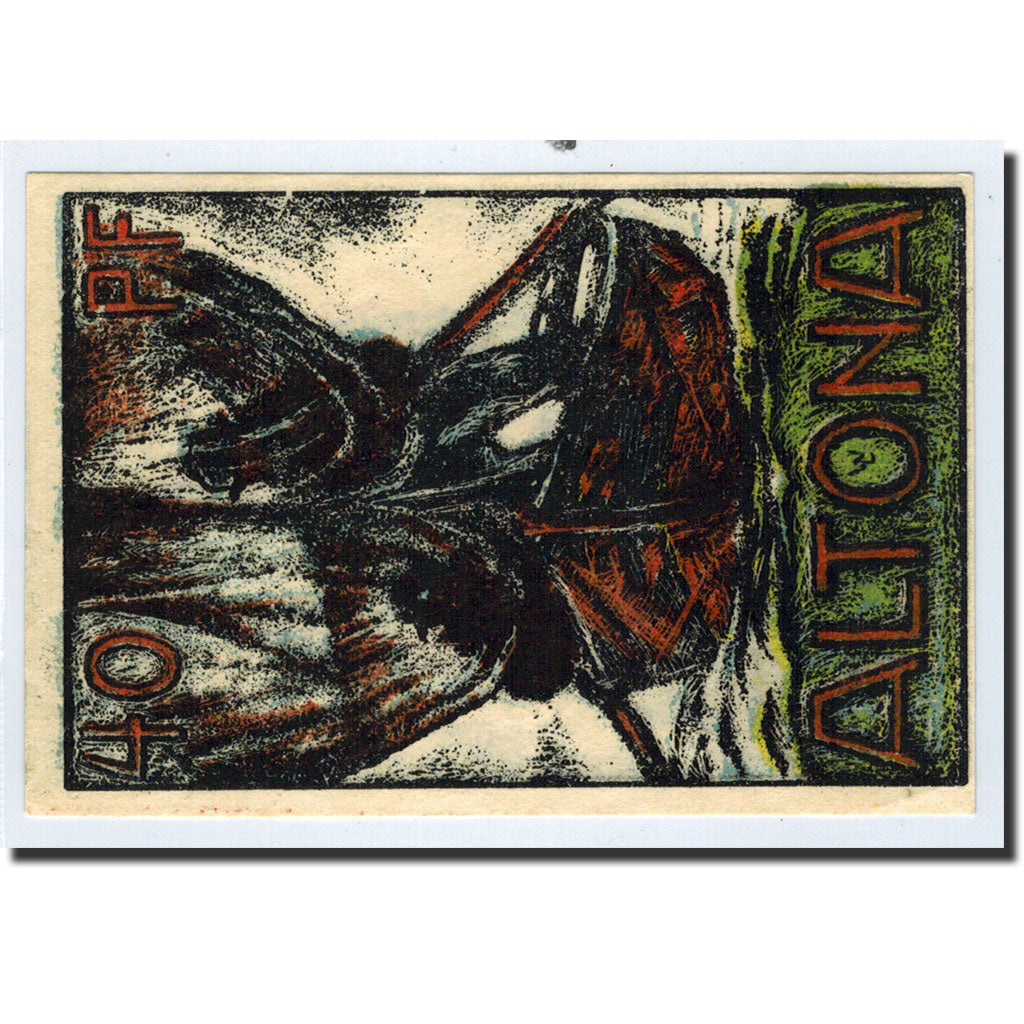 Banknote, Germany, Altona, 40 Pfennig, bateau, 1921, 1921-12-12, UNC(63)