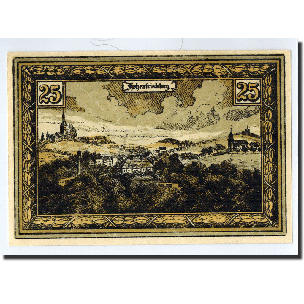 Banconote, Germania, Hohenfriedeberg, 25 Pfennig, paysage, O.D, SPL, Mehl:620.1