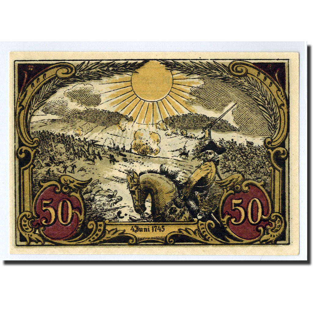 Banknote, Germany, Hohenfriedeberg, 50 Pfennig, guerre, O.D, UNC(63), Mehl:620.1