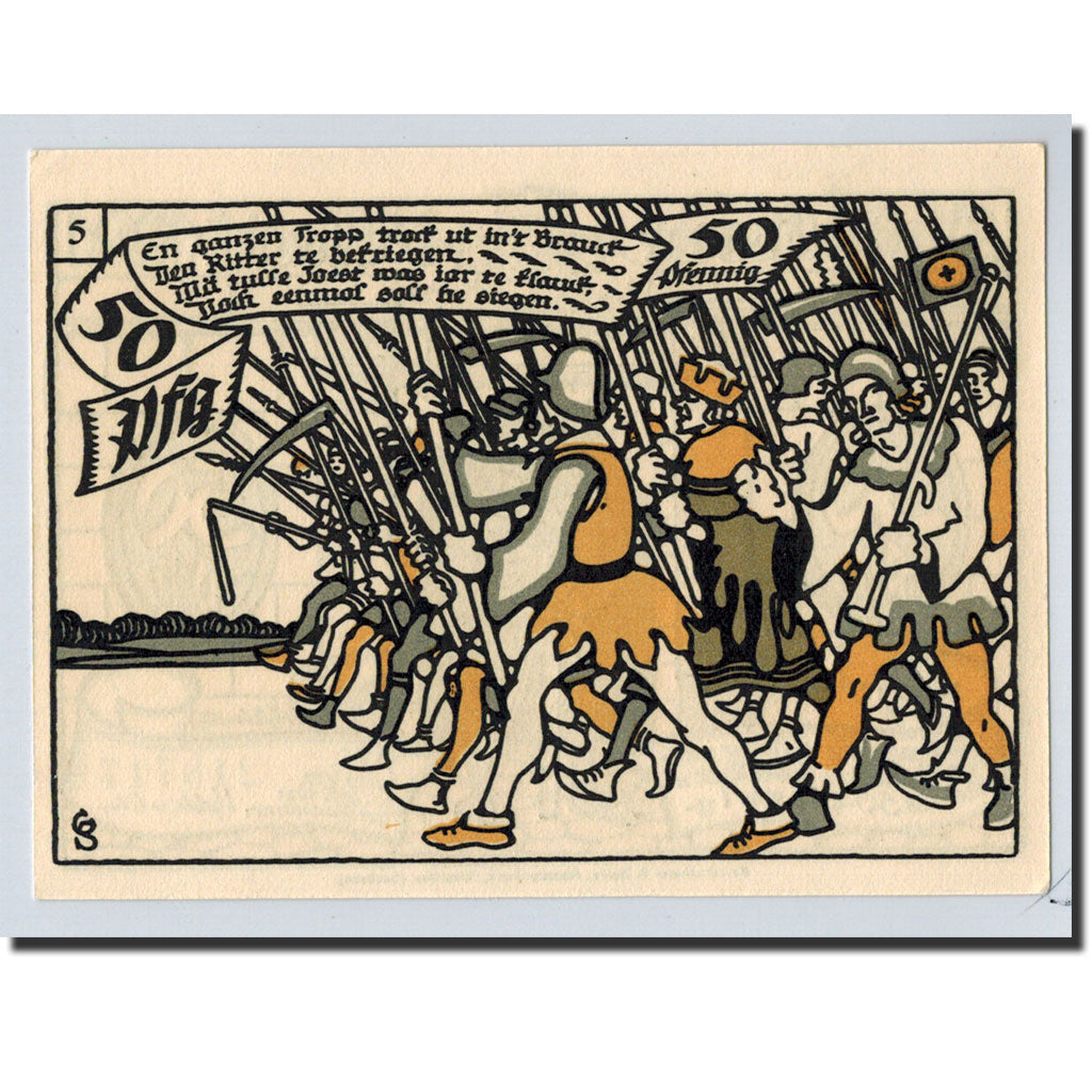 Banknote, Germany, Herne, 50 Pfennig, personnage 5, 1921, 1921-07-01, UNC(63)