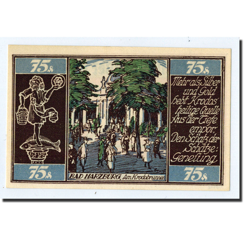 Banknote, Germany, Braunschweig, 75 Pfennig, personnage, 1921, 1921-05-01