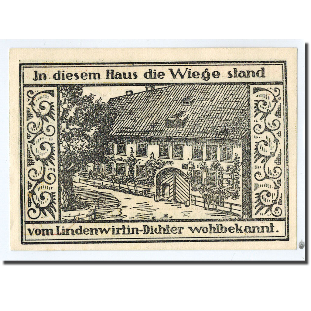 Banknote, Germany, Kranichfeld, 50 Pfennig, Maison, 1921, 1921-02-22, UNC(63)