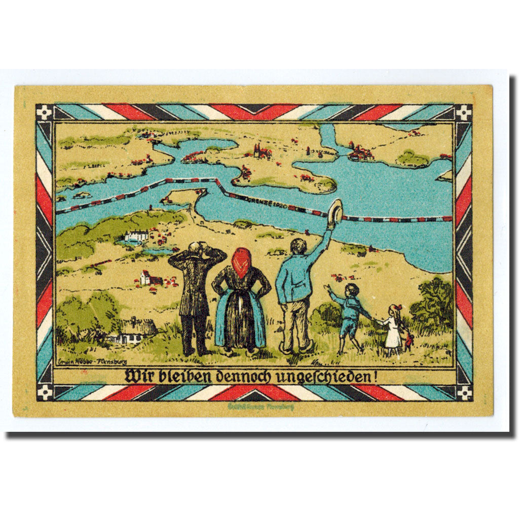 Banknote, Germany, Lutzhoft, 1 Mark, personnage, 1920, 1920-07-01, UNC(63)