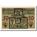 Banknote, Germany, Kitzingen, 50 Pfennig, tour, 1921, 1921-02-01, UNC(63)