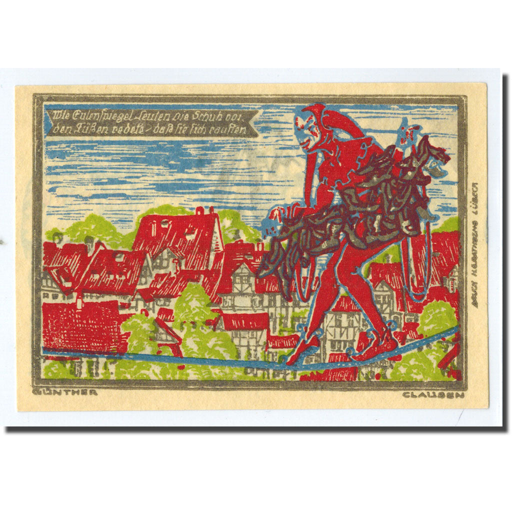 Banknot, Niemcy, Kneitlingen, 75 Pfennig, personnage, 1921, 1921-11-01, UNC(63)