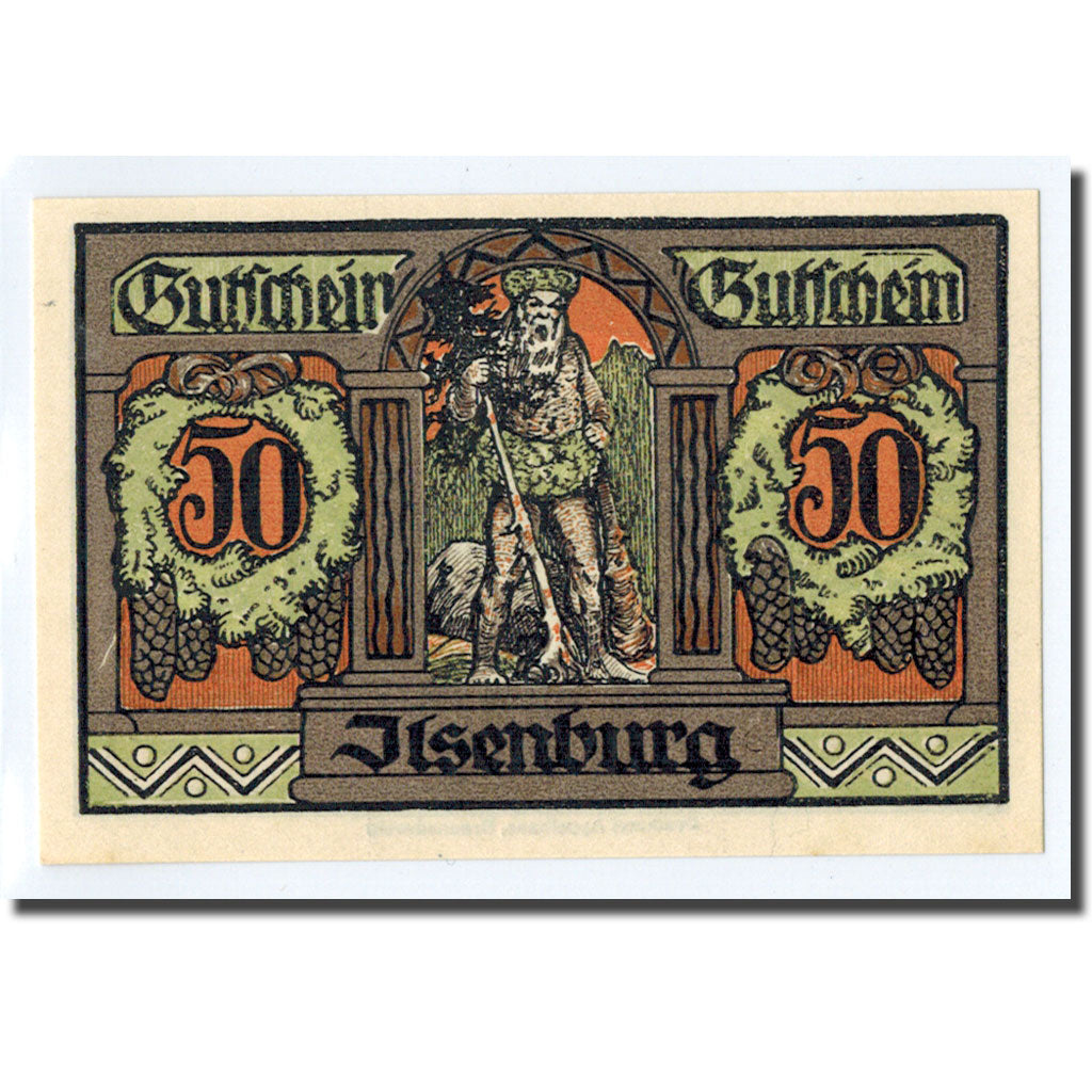 Billet, Allemagne, Ilsenburg, 50 Pfennig, paysage, 1923, 1923-01-01, SPL